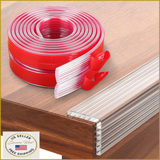 HOMREALM Baby Proofing 7.05ft Long/1.97" Wide Clear Corner Protector Guard Strip