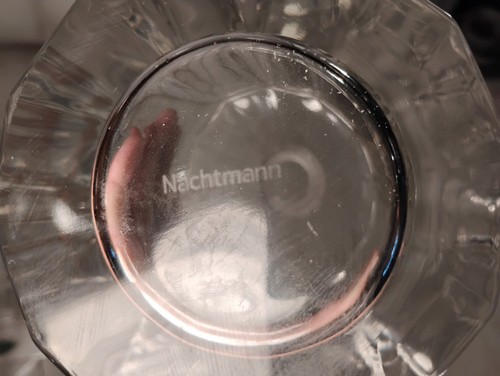 Vintage Nachtmann Bleikristall 24% Leaded Crystal Frosted/Clear Decanter - Picture 10 of 11