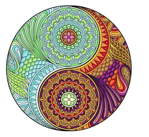 ZenChalet - Yin Yang Jigsaw Puzzles for Adults 200 Piece - Wooden Jigsaw Puzzle