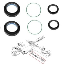 Front Axle Tube Seal For 1998-2005 Ford F250 F350 Superduty Dana 50 60 Front Axle Tube Seal For 1998-2005 Ford F250 F350 Superduty Dana 50 60
