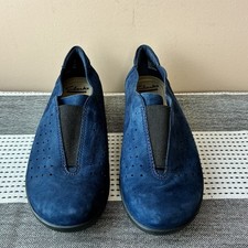 Clarks Collection Shoes Womens Size 7 M Blue Slip On Comfort Soft Cushion