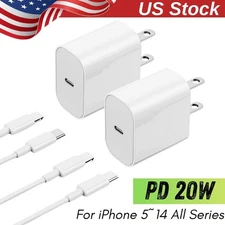USB-C To L PD Fast Charger Cable For Apple iPhone 14 13 12 11 Pro Max XR XS SE 8