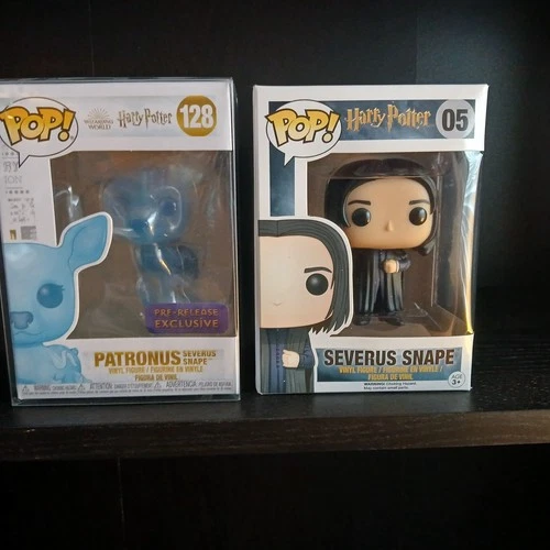 Funko Pop Harry Potter: Patronus Severus Snape #128 & Severus Snape #05 Lot Of 2