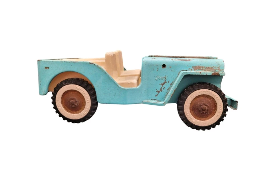 1960's  TONKA JEEP VINTAGE COLLECTIBLE STEEL TRUCK TOY CAR  - Image 2 of 4