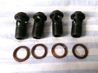 SUZUKI GSF 1200 BANDIT Mk1 Brake Line Banjo Bolts - Set of 4 - LOOK!