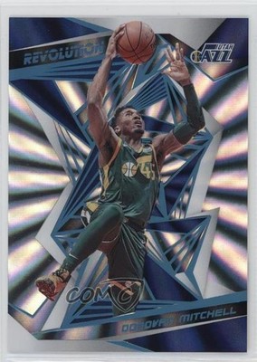 2019-20 Panini Revolution Sunburst 38/75 Donovan Mitchell #64 19bb