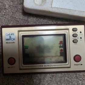 NINTENDO Game & Watch CHEF FP-24 Wide Screen with Box Tested