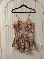 Vintage NWT Victoria  s Secret Gold Label Floral Lace Slip Dress Size Small