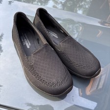 Skechers Air Cooled Memory Foam Relaxed Fit size 10 ladies Black
