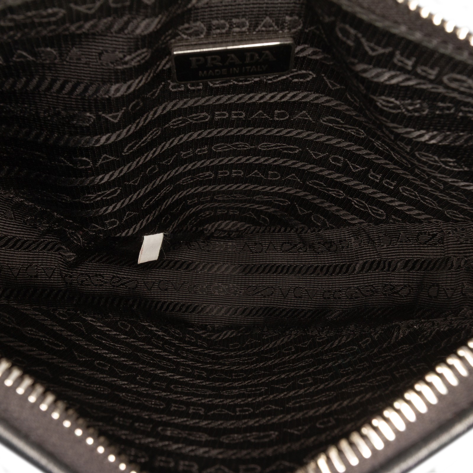 Authenticated Prada Grace Lux Triangle Black Calf… - image 4