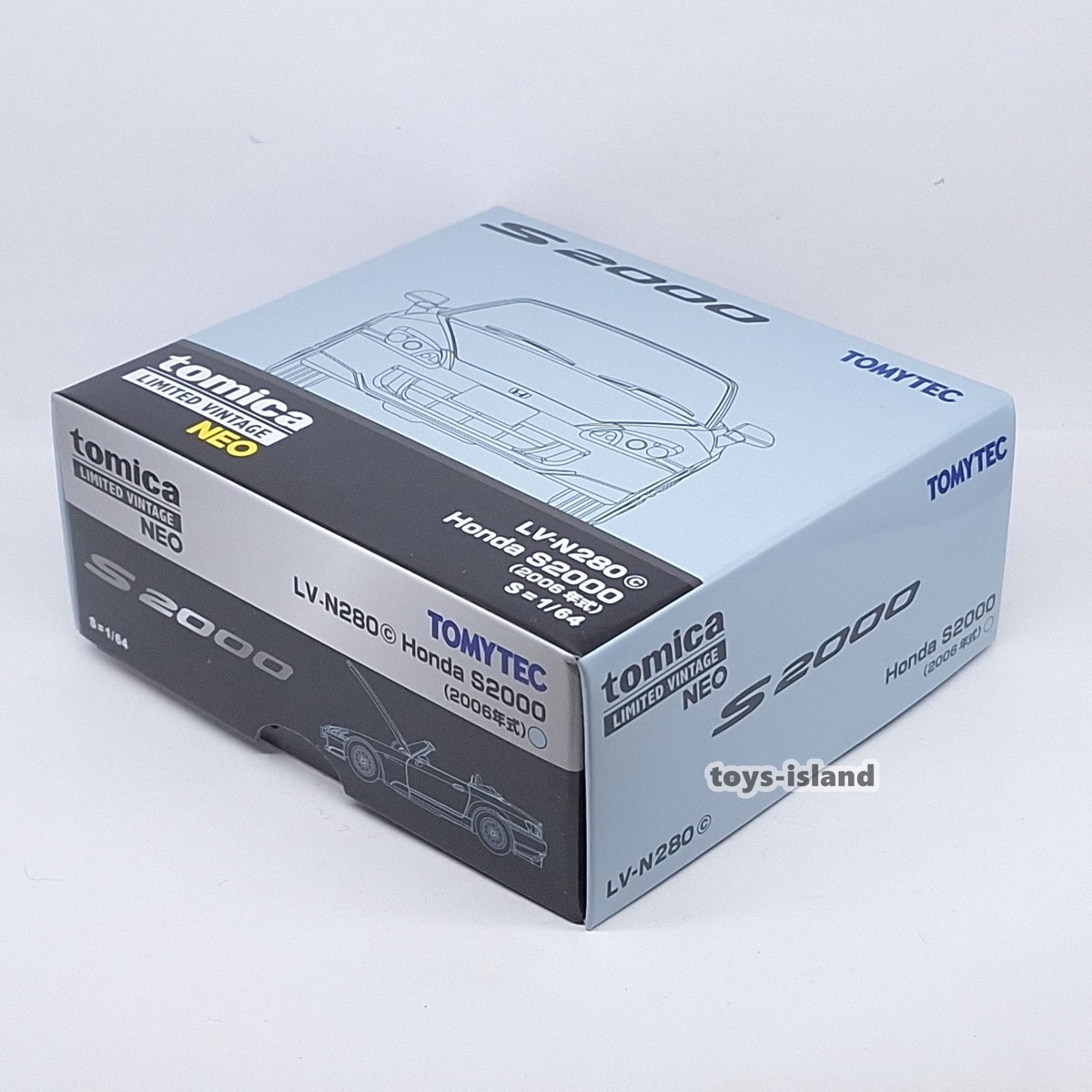 TOMYTEC Honda S2000 LV-N280 1/64 2台 Tomica Limited Vintage NEO LV-N280c Honda S2000 2006 1/64