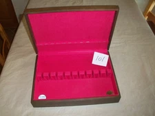 McGRAW ANTI TARNISH SILVER SILVERWARE FLATWARE HOLDER STORAGE BOX CHEST CASE 101
