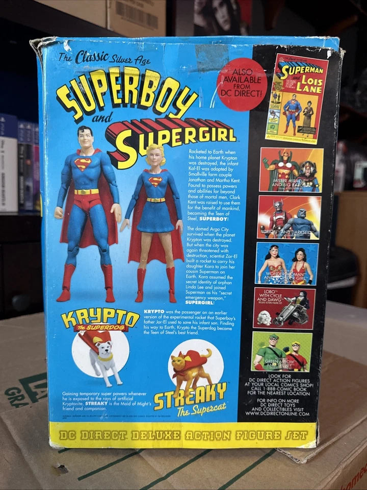 DC Direct Classic Superboy And Supergirl Deluxe Set - Image 3 of 4