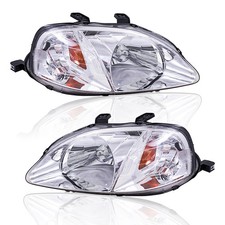 Headlight For 1999-2000 Civic Set 33101s01a02 Ho2502113
