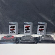 Kyosho Audi TT 1/64 MiniCar Collection 3pcs Set Red & Black Unused