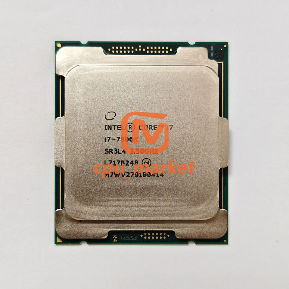 Intel Cores i7-7800X SR3NH 3.50GHz 6 Cores LGA2066 X-series CPU Processor - Image 2 of 3