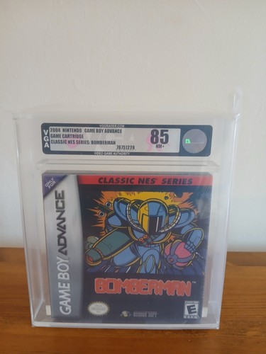 Classic NES Series: Bomberman VGA 85 Graded Gameboy Advance New NTSC Case Fresh
