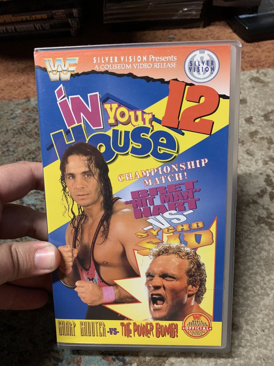 WWF IN YOUR HOUSE #12 IT'S TIME VHS COLISEUM VIDEO 1996 NTSC