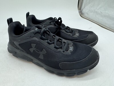 Under Armour Charged Assert 9 Sneakers Mens Black Low Top Running Shoes - 9