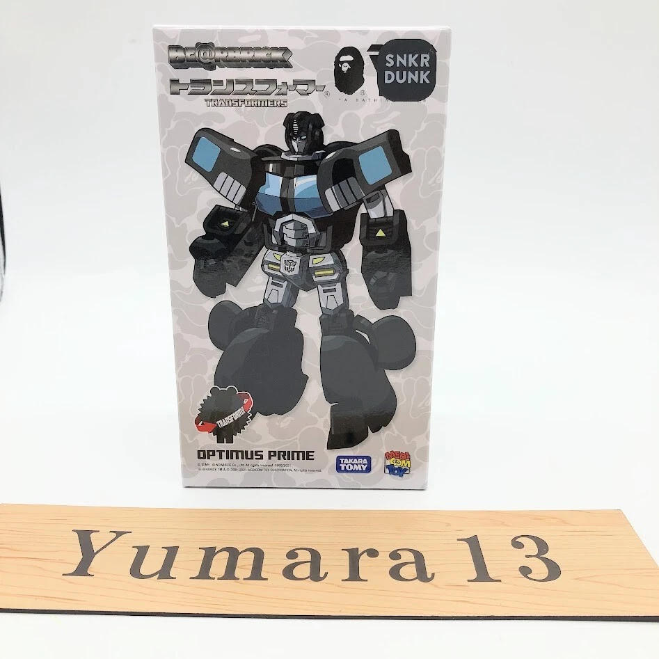 Be@rbrick TRANSFORMERS OPTIMUS PRIME BAPE(R) BLACK Medicom Brand New - Image 2 of 4