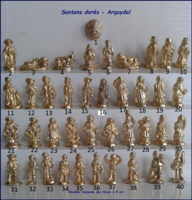 gebrauchte Krippe ARGUYDAL SANTONS DORES Höhe ca. 25 mm wählbar