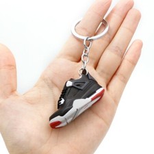 High Quality Jordan 3D Mini Sneaker Keychain Shoe Pair with Box  Bag