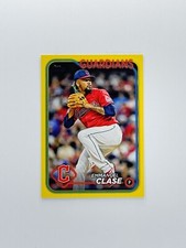2024 Topps #116 Emmanuel Clase Yellow Cleveland Guardians