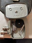 VINTAGE KEYSTONE K-4C 8mm film camera ELECTRIC EYE TRIPLE LENS MODEL WITH CASE — photo 3