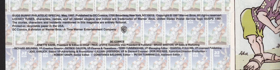 1997 Bugs Bunny Sc 3137 32c USPS & DC Comics FDC comic book COA 14 pgs sealed - Image 4 of 4