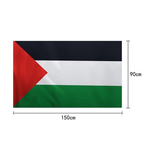 Freedom for Palestine Flag Large 5x3 FT Polyester with Eyelets Free Gaza - Picture 3 of 10