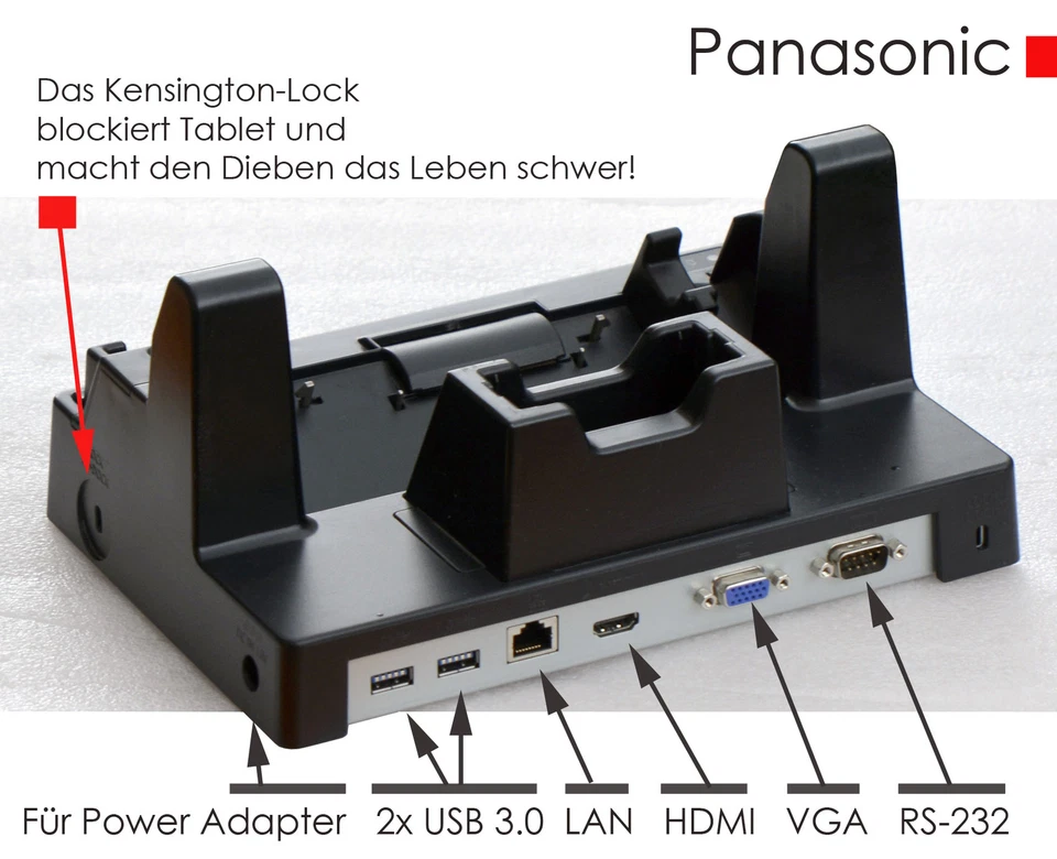 Panasonic Toughpad FZ-M1 i5 256GB SSD Windows 10 LTE Scanner Dock HDMI LAN GPS - Image 2 of 4