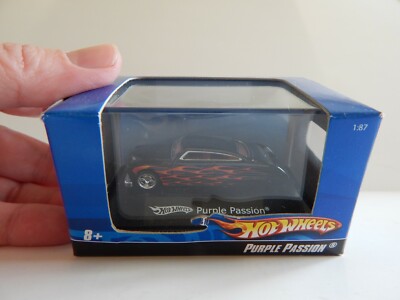 Hot Wheels 1:87 Purple Passion - Black with Flames | eBay