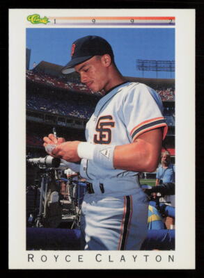 1992 Classic I Royce Clayton #T25 San Francisco Giants Baseball Card