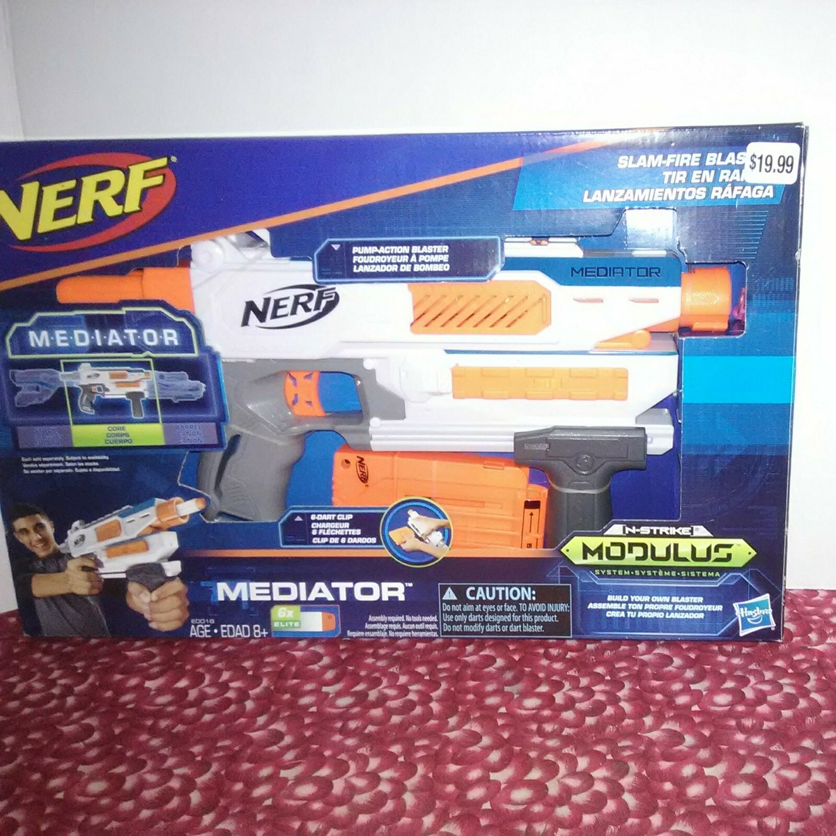 NERF E0016 N-strike Modulus Mediator Blaster Gun 630509618354| eBay