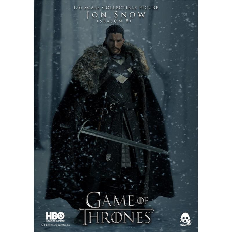 Threezero 1/6 Game Of Thrones Jon Snow Commander Of Night's