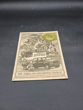 1992 GMC HONOR AND RECOGNITION PROGRAM REFERENCE GUIDE MANUAL BOOKLET 