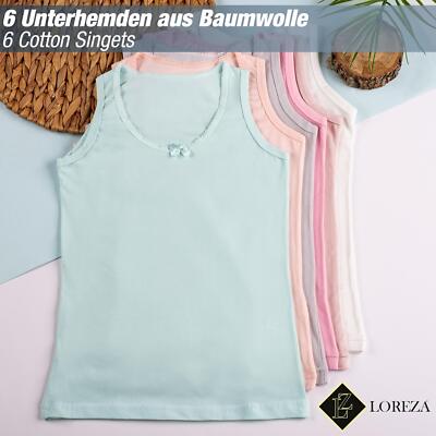 B-One Kids Mädchen Baumwolle Camisole Tank Top – Weich, Bequem, Im Multipack