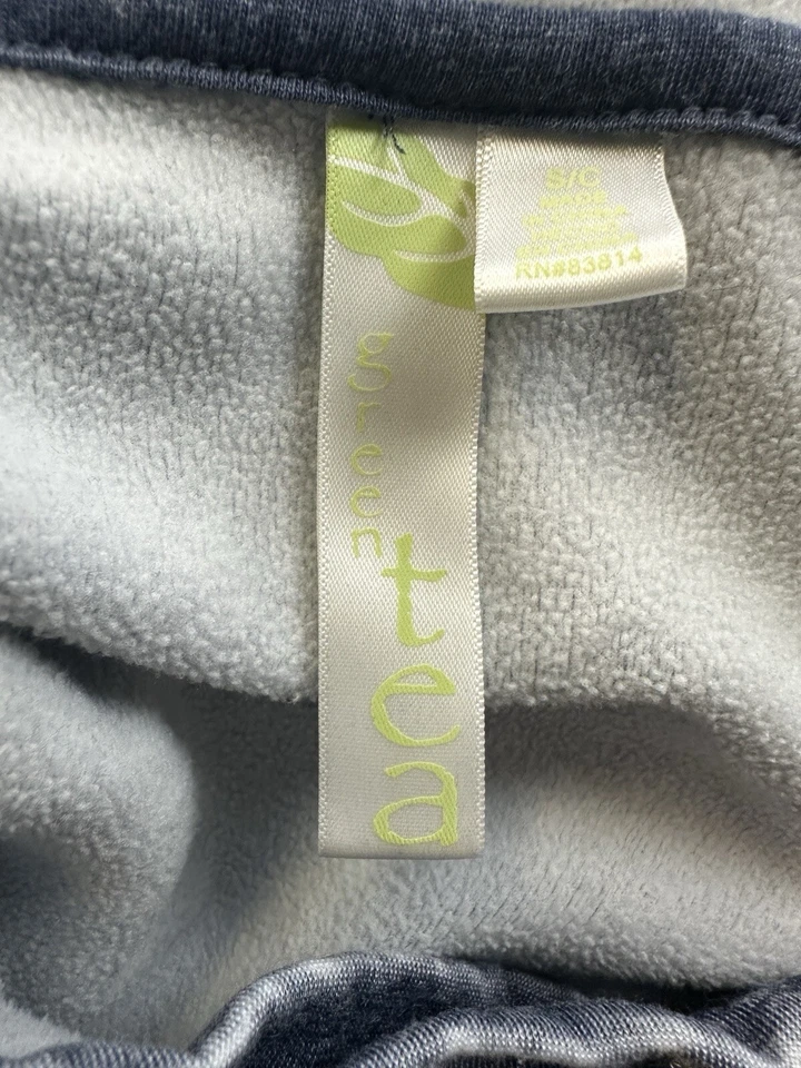 Женский пуловер Green Tea Blue Cowl Neck с длинным рукавом размер Small - Изображение 3 из 4