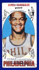 HAL GREER 76ers 1969-70 TOPPS #84
