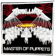 Metallica Master of Puppets Rock Music Applique Embroidered Iron on Patch