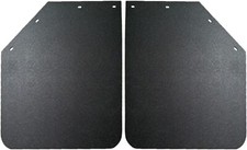 2pcs Universal Heavy Duty Polymer Mudflaps Angled Splash Guard Truck Mud Flaps