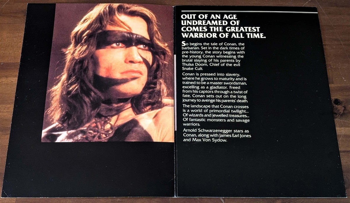 ブランドBargain SPECIAL 2005新作完全カタログ Arnold Schwarzenegger CONAN THE BARBARIAN promotional brochure