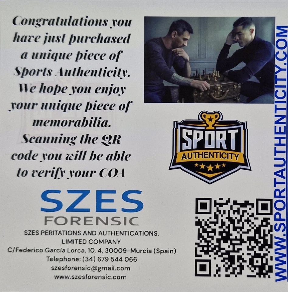 Lionel Messi(10) Argentina Qatar FIFA 2022 firmato a mano con certificato di autenticità spedizione gratuita - Immagine 2 di 4
