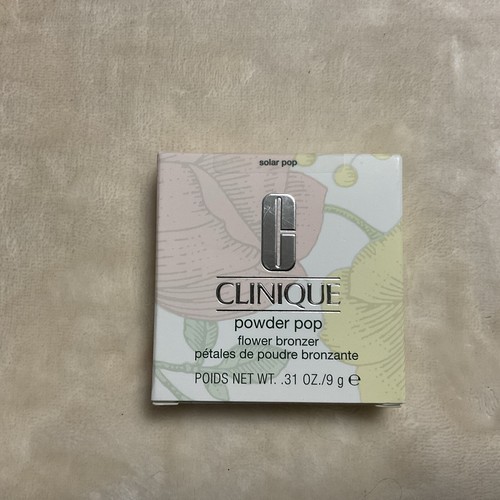 Clinique Powder Pop Flower Bronzer SOLAR POP Size 0.31 Oz. / 9 g NIB