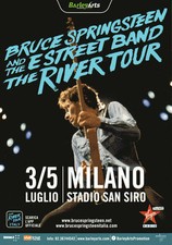 Bruce Springsteen in Milan 3rd & 5th July 2016 Newspaper Programme + Guide