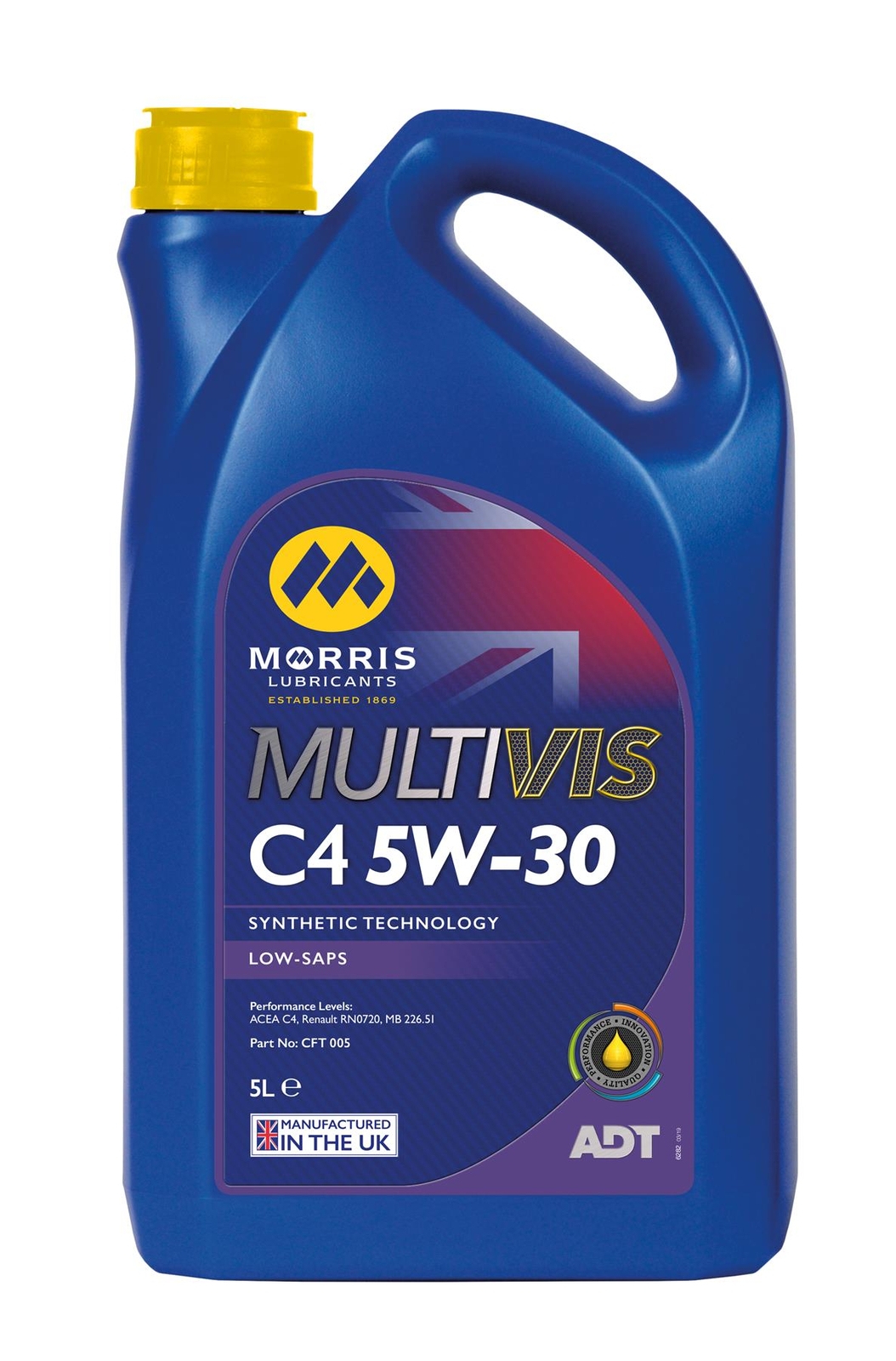 MORRIS C4 Fully Synthetic Engine Oil 5W-30 MB 226.51 Renault RN0720 5L