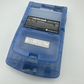 Nintendo Game Boy Color GBC IPS Q5 XL Laminated Backlight Backlit White Blue