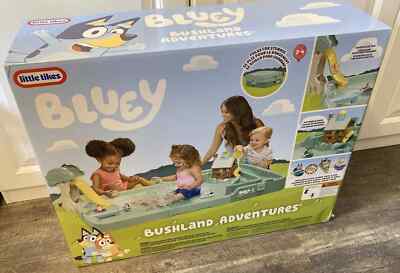 Little Tikes Bluey Bushland Adventure Water Toy Figures Park NEW IN BOX!!!
