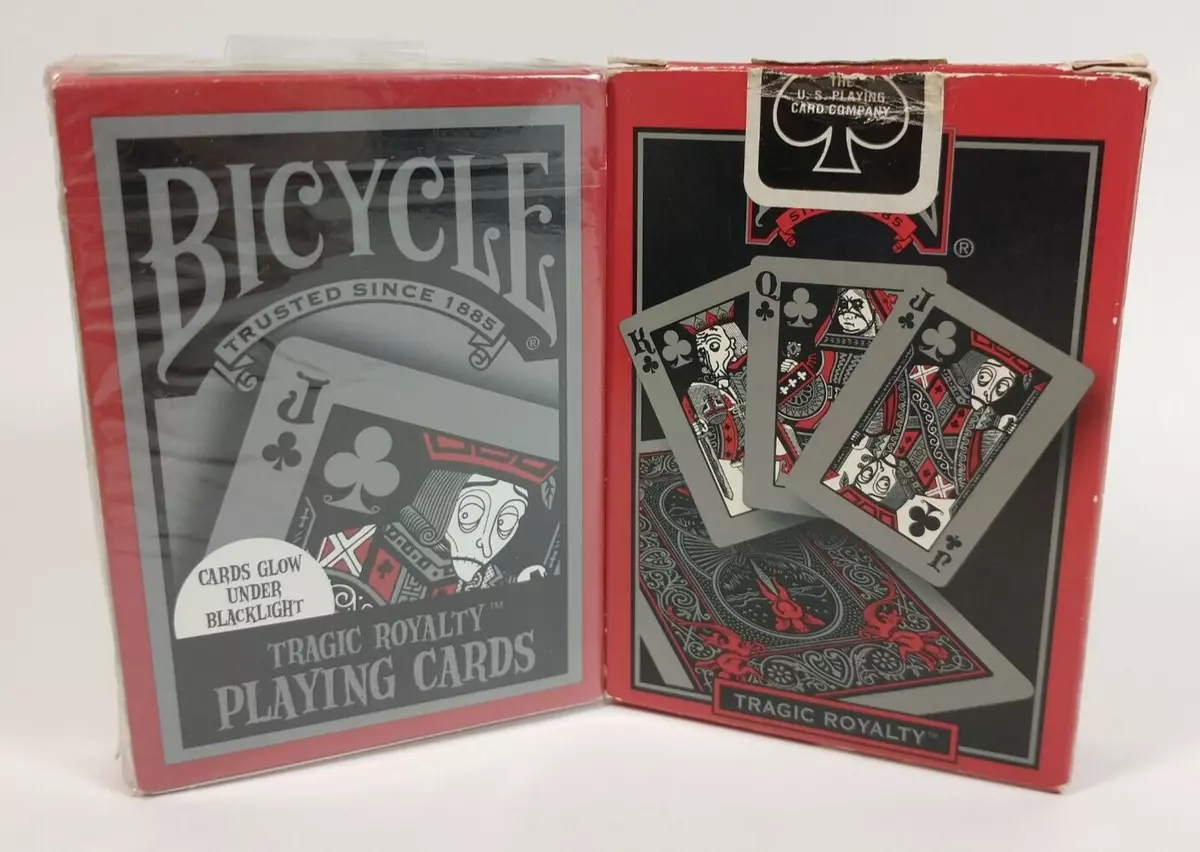 Set of 2 Decks Bicycle Tragic Royalty Playing Cards 1 SEALED 1 INCOMPLETE