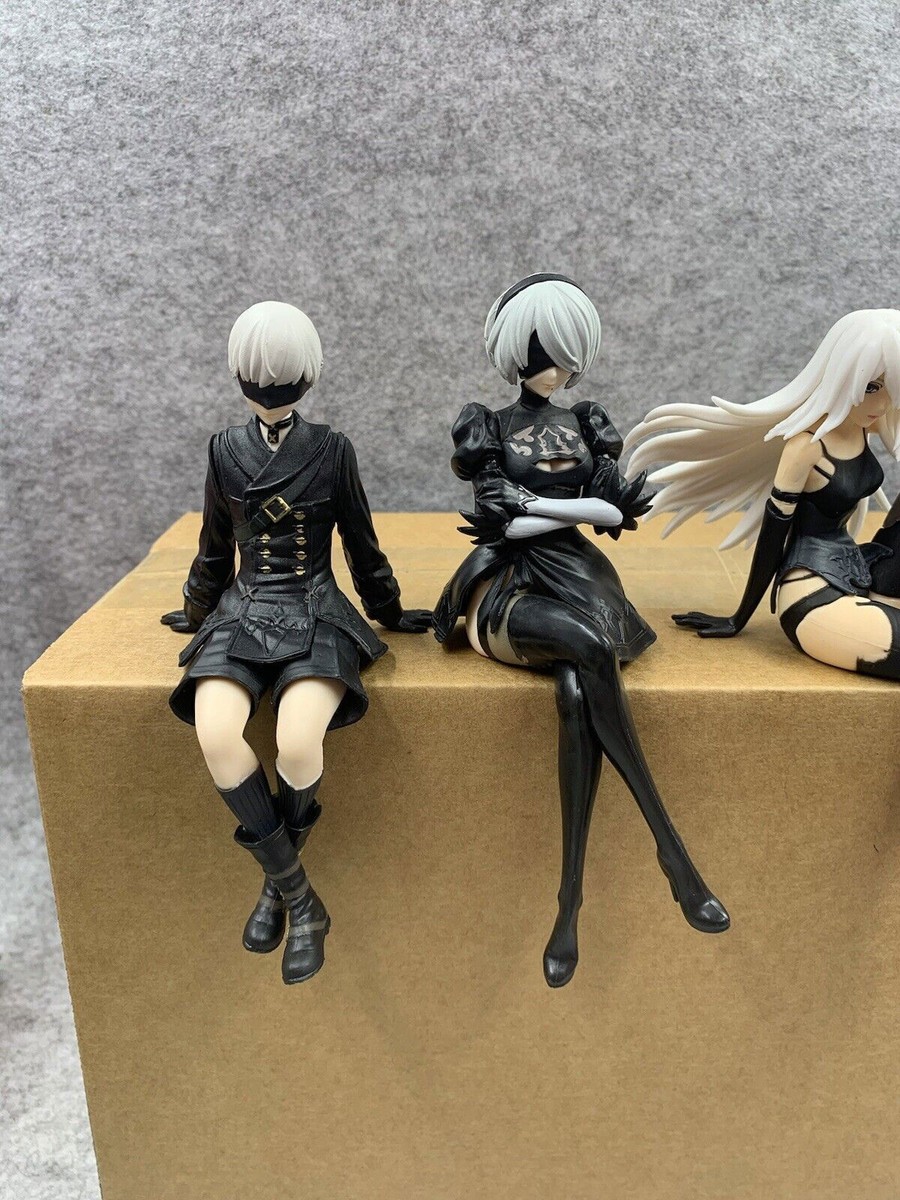 Anime NieR:Automata 2B 9S A2 Noodle Stopper PVC Figure Model 14cm